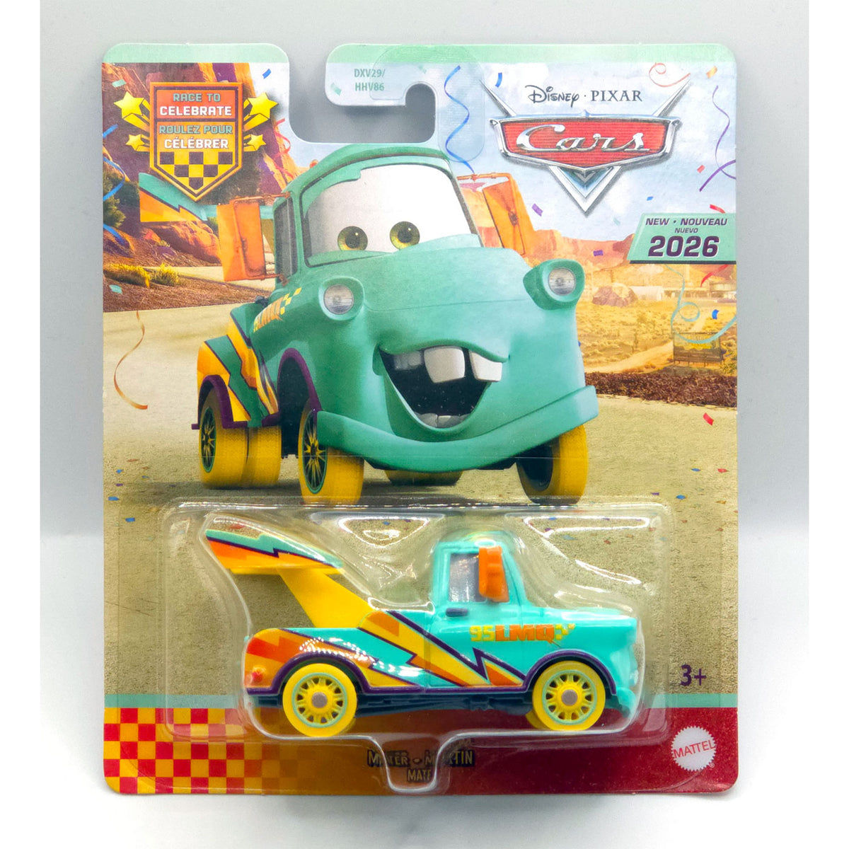 Disney Pixar Cars - Mater (Race To Celebrate Card) (JJW66)