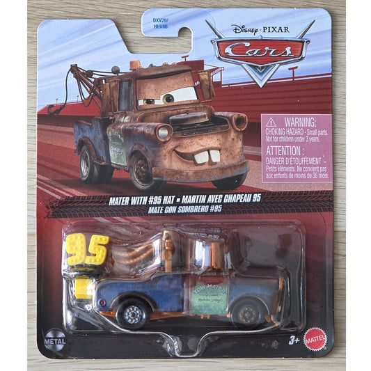 Disney Pixar Cars - Mater With #95 Hat (1:55 Scale) (FLL68)