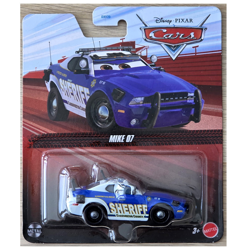 Disney Pixar Cars - Mike 07 (Sheriff) 1:55 Scale (JJW63)