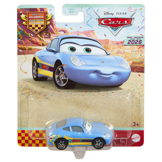 Disney Pixar Cars - Sally (Race To Celebrate Card) JJW79 (1:55 Scale)