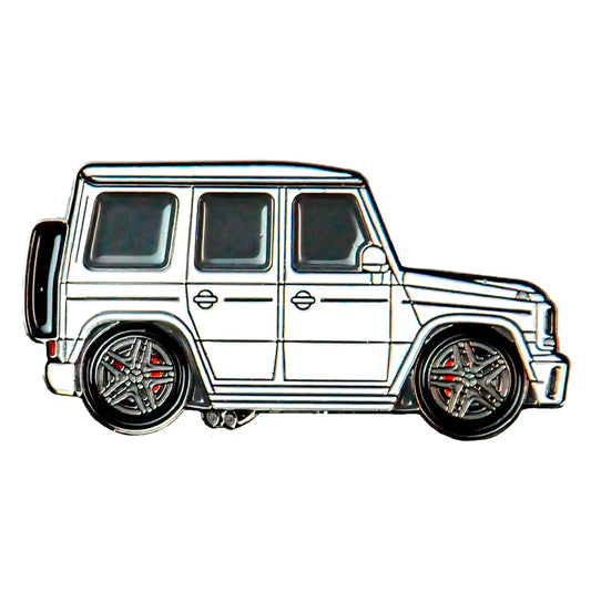 Faith Pin Badge - Mercedes G63 AMG White