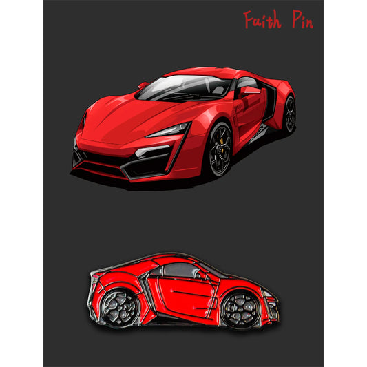 Faith Pin Badge - Lykan Hypersport