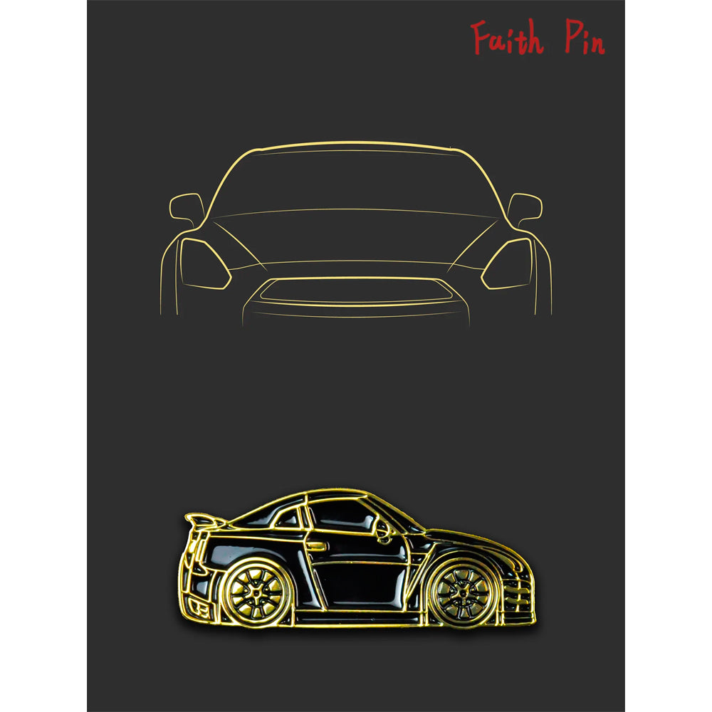 Faith Pin Badge - Nissan GTR R35 Black Badge