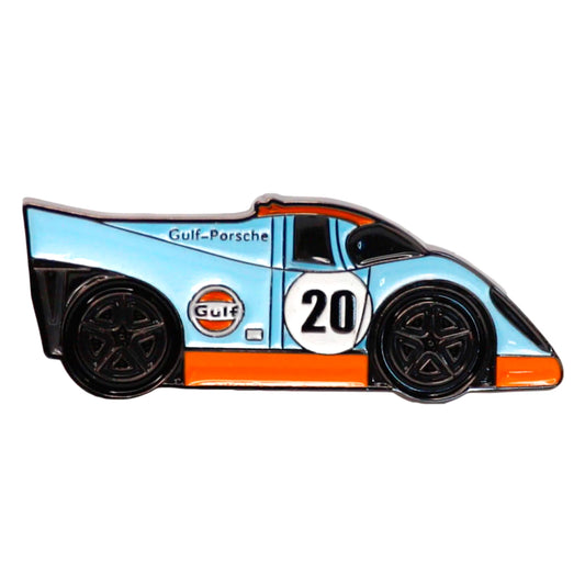 Faith Pin Badge - Porsche 917K Gulf