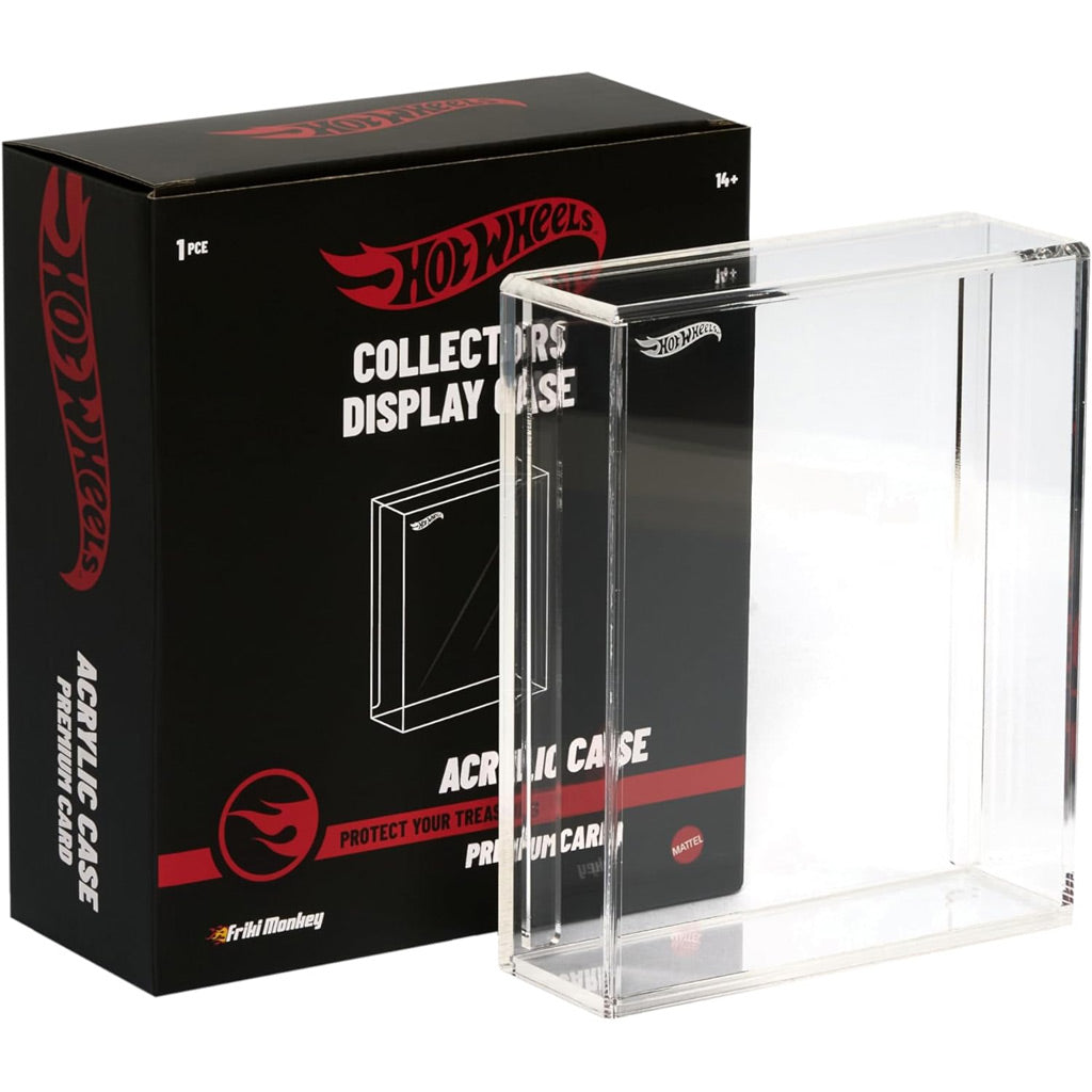 Friki Monkey Acrylic Display Case For Hot Wheels Premium Card Model