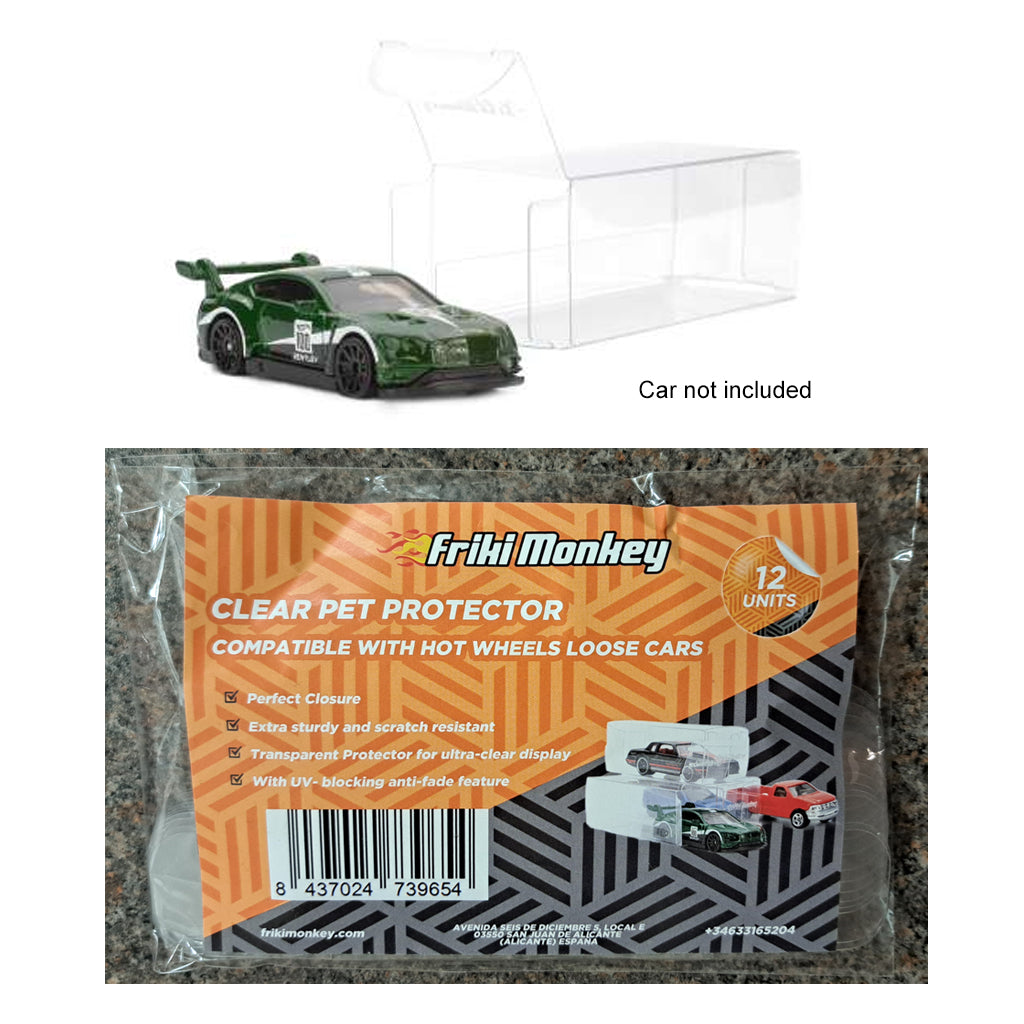 Friki Monkey Protector Case For Loose 1/64 Hotwheels Cars (Pack Of 12)