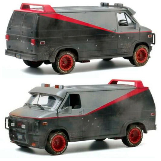 Greenlight 1983 GMC Vandura A-Team Van Weathered (1:24 Scale)