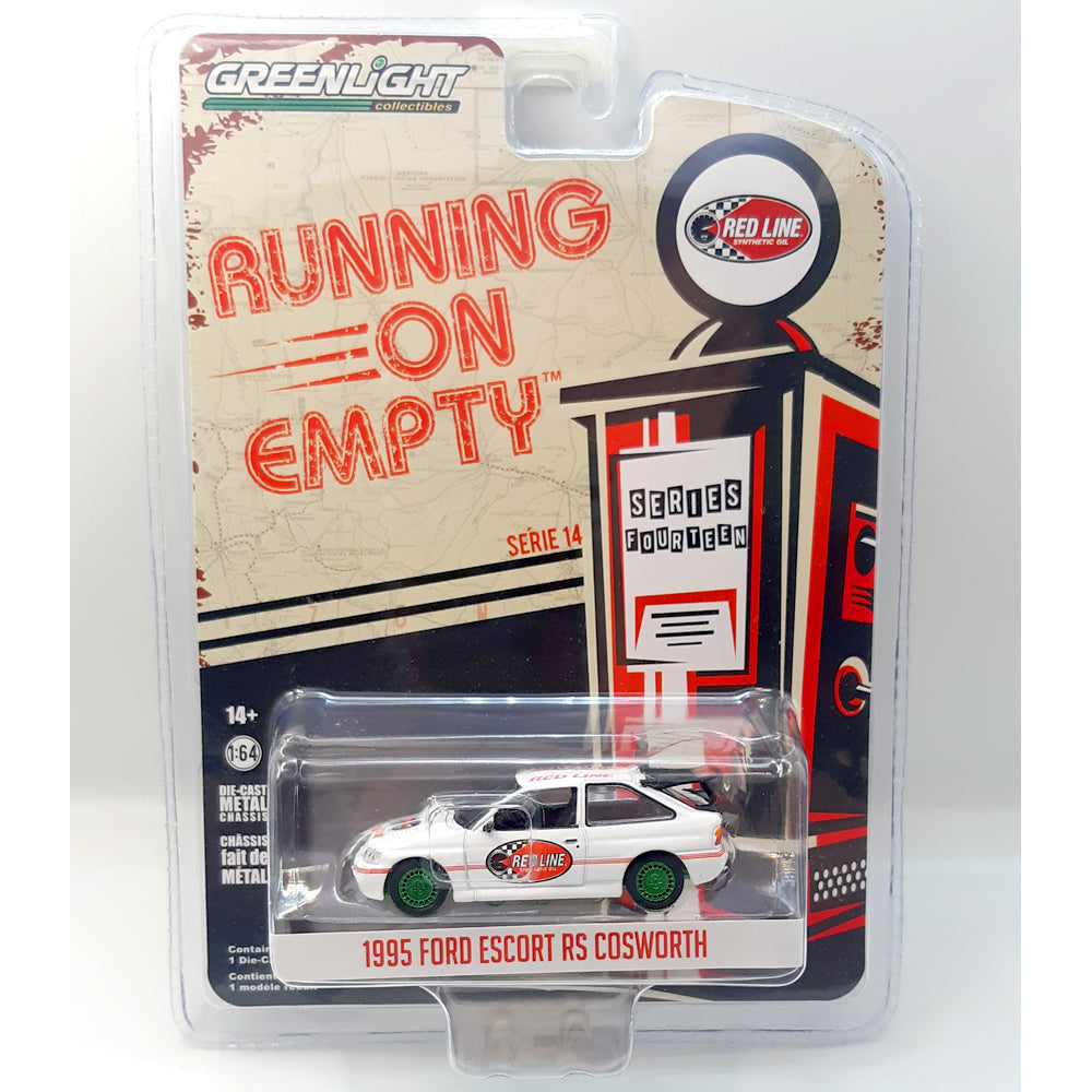 Greenlight 1995 Ford Escort RS Cosworth Red Line CHASE (1/64)