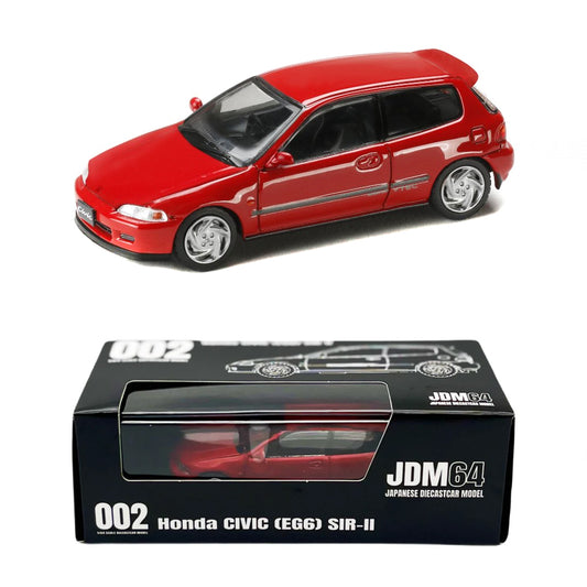 Hobby Japan JDM Honda Civic (EG6) SIR-II Milano Red (1:64 Scale)