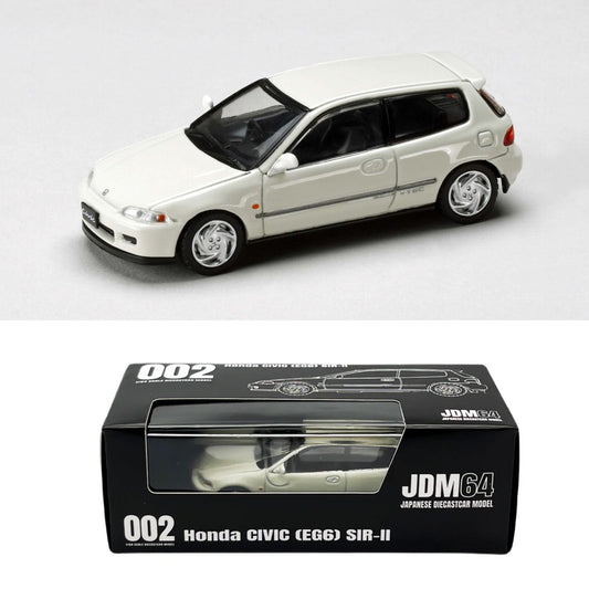 Hobby Japan JDM Honda Civic (EG6) SIR-II Frost White (1:64 Scale)