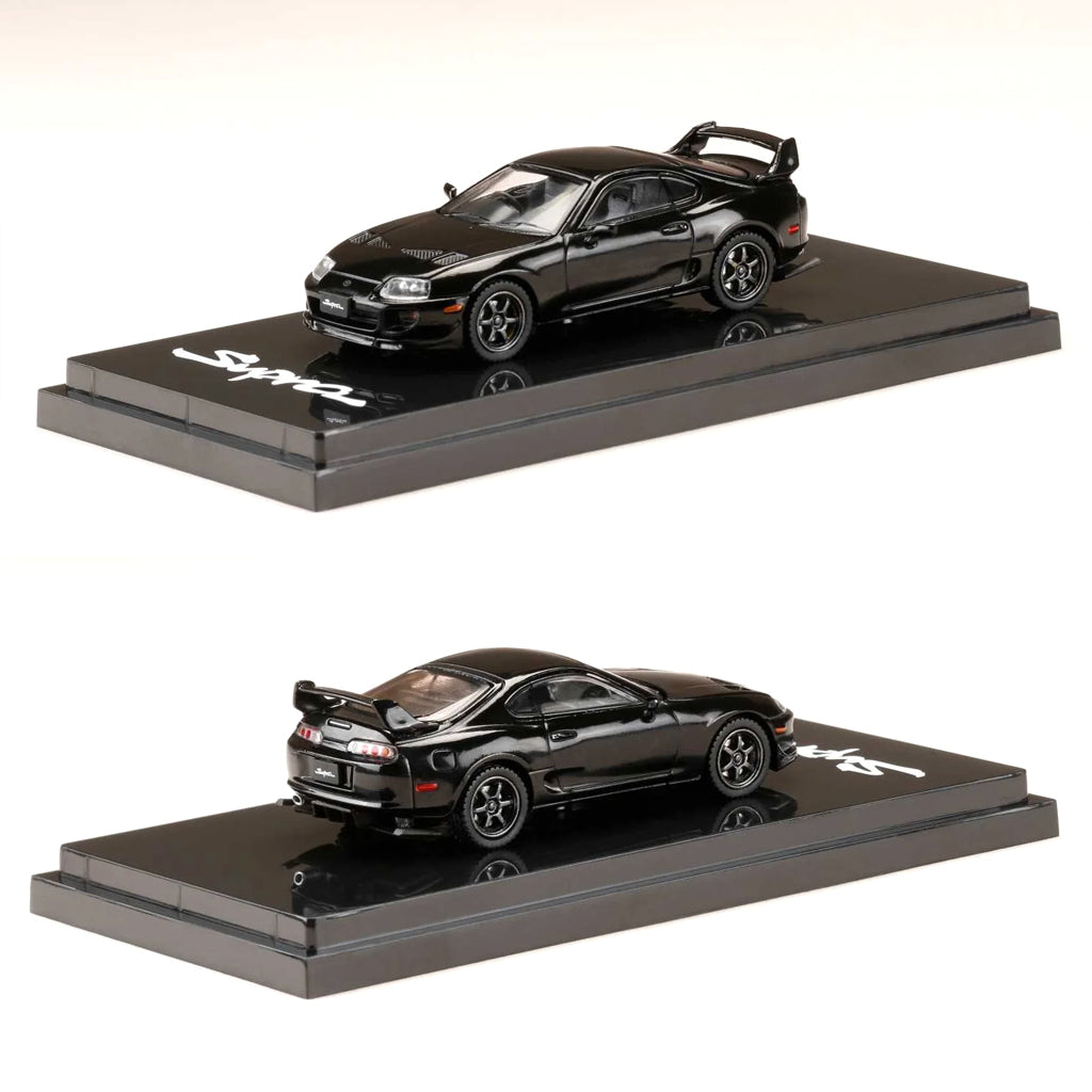 Hobby Japan Toyota Supra A80 JDM Style Black (1:64 Scale)