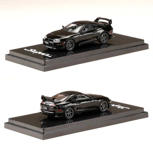 Hobby Japan Toyota Supra A80 JDM Style Black (1:64 Scale)