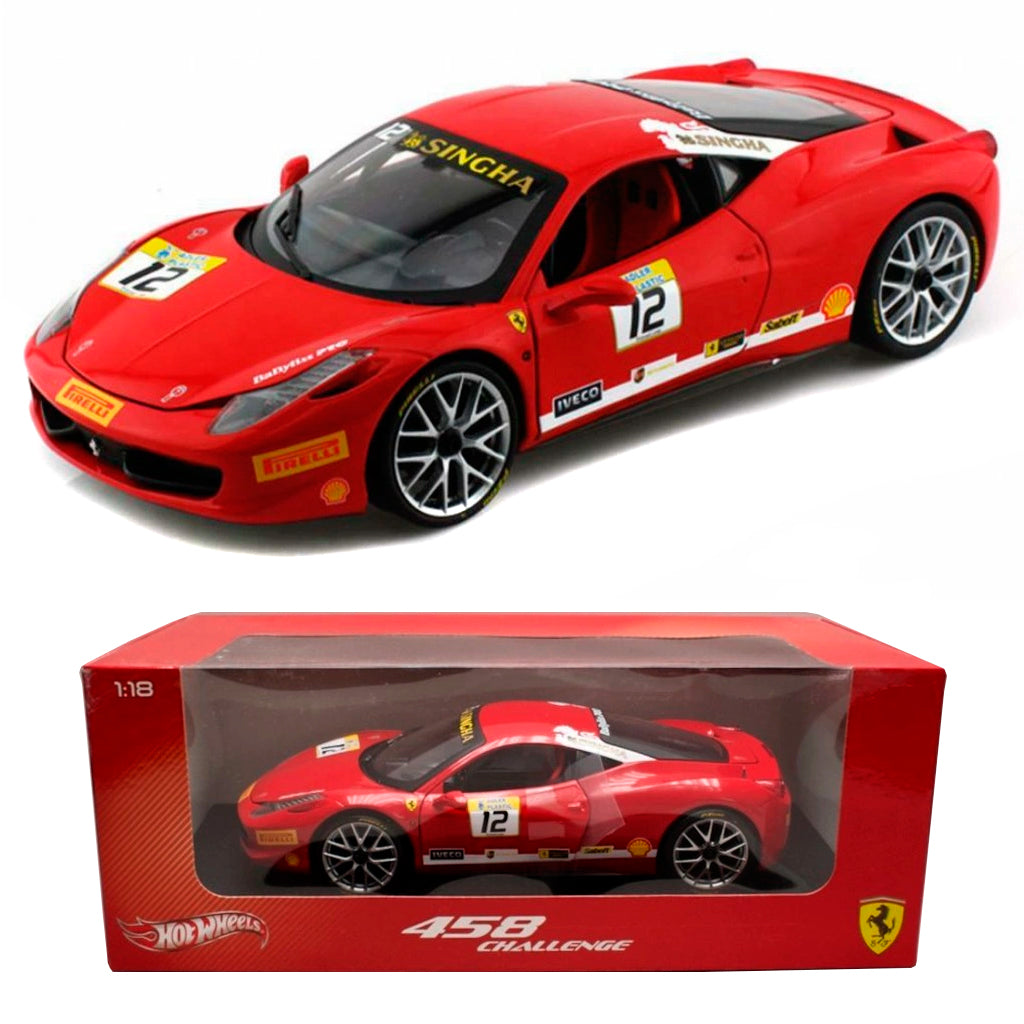 Hot Wheels Ferrari 458 Challenge (1:18) (Scuffed Box)