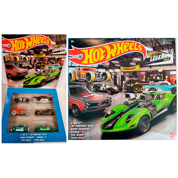 Hot Wheels 2022 Legends Tour 6 Pack (HDH52)