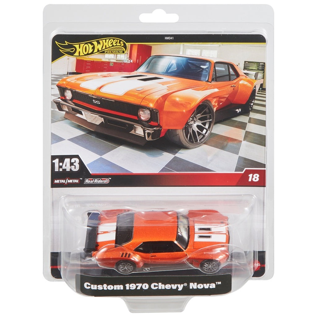 Hot Wheels Premium 1:43 #18 - Custom 1970 Chevy Nova