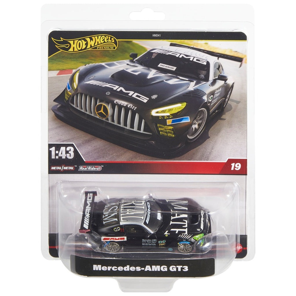 Hot Wheels Premium 1:43 #19 - Mercedes-AMG GT3 Black