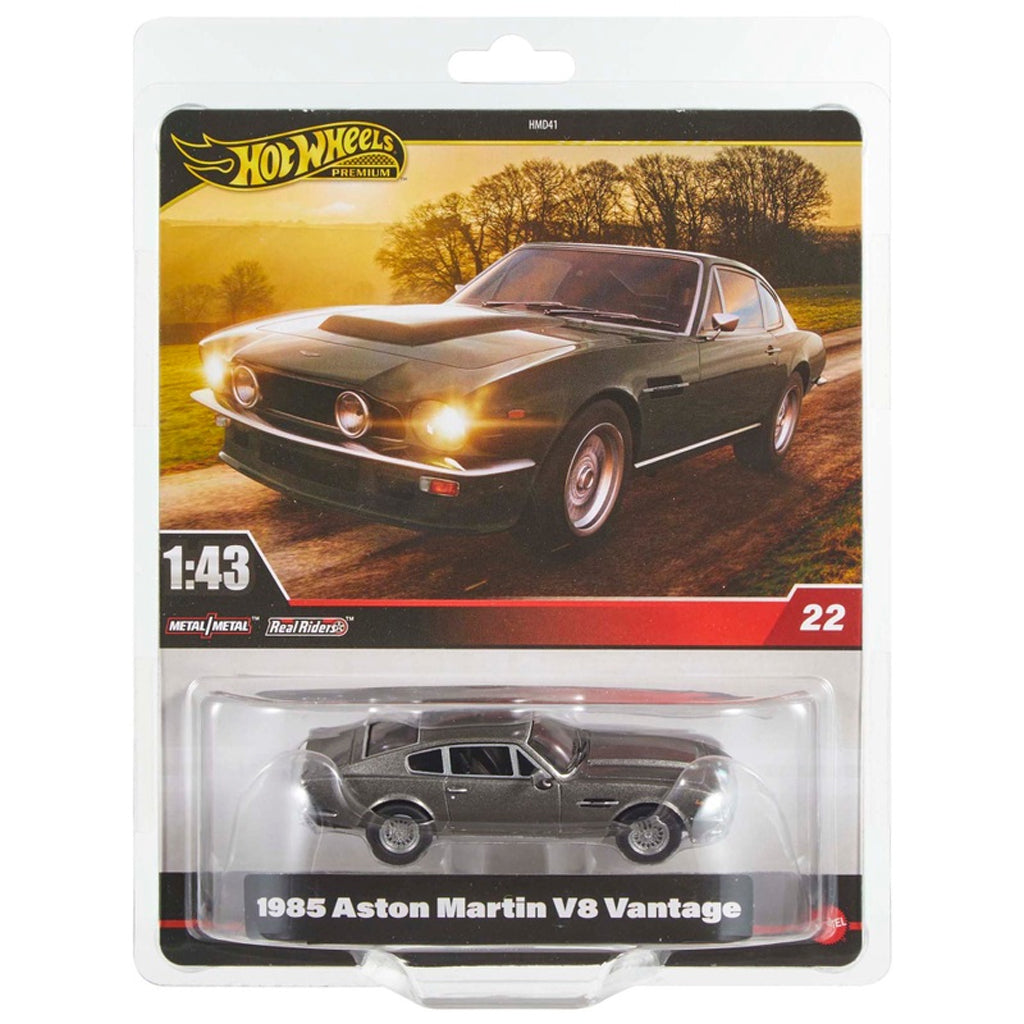 Hot Wheels Premium 1:43 #22 - 1985 Aston Martin V8 Vantage
