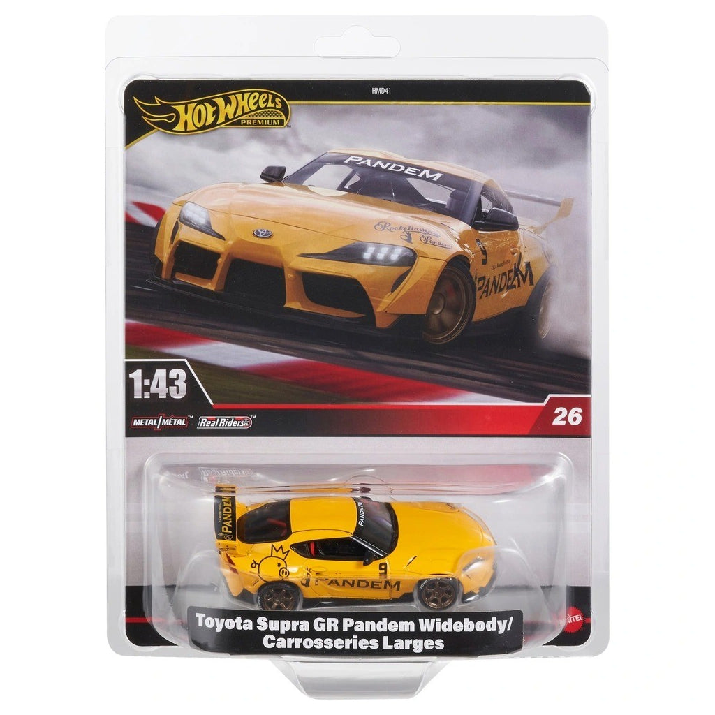 Hot Wheels Premium 1:43 #26 - Toyota Supra GR Pandem Widebody
