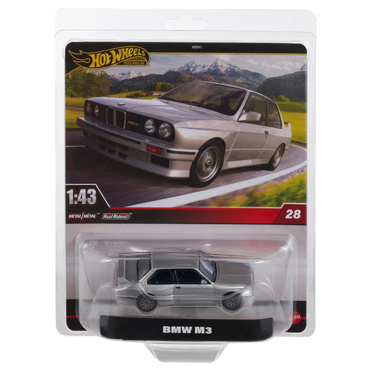 Hot Wheels Premium 1:43 #28 - BMW M3 Silver (1:43 Scale)