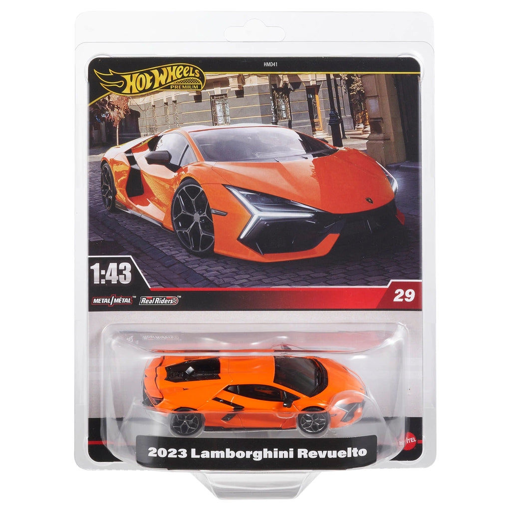 Hot Wheels Premium 1:43 #29 - 2023 Lamborghini Revuelto Orange