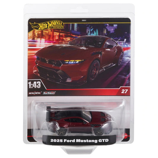 Hot Wheels Premium 1:43 #27 - 2025 Ford Mustang GTD Dark Red