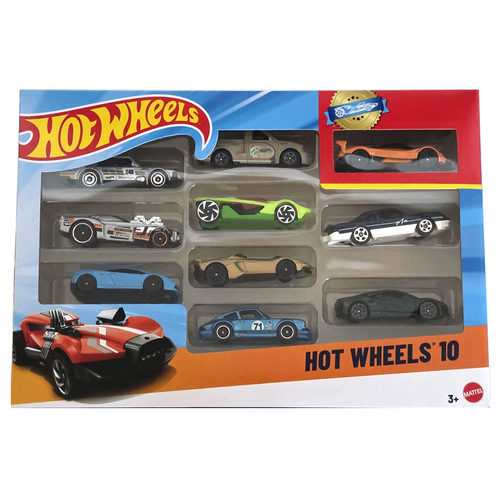 Hot Wheels 10 Car Multi Pack (inc Pagani Zonda R) (Set B)