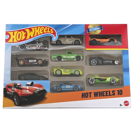 Hot Wheels 10 Car Multi Pack (inc Pagani Zonda R) (Set C)