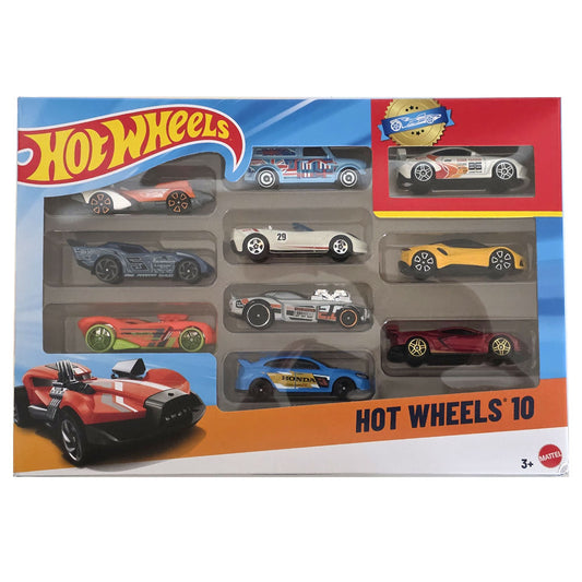 Hot Wheels 10 Car Multi Pack (inc Toyota GR86) (Set D)