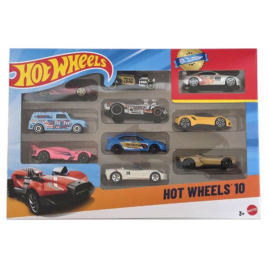 Hot Wheels 10 Car Multi Pack (inc Toyota GR86) (Set E)