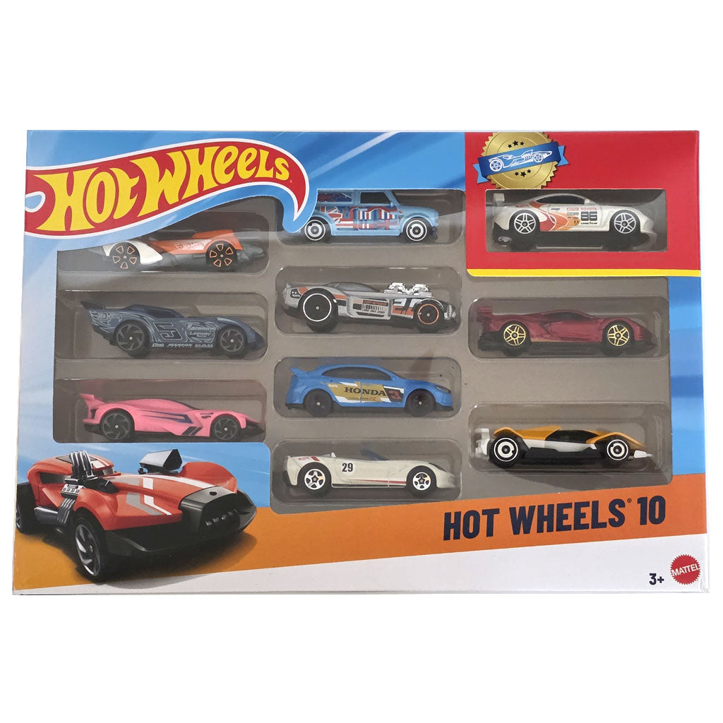 Hot Wheels 10 Car Multi Pack (inc Toyota GR86) (Set F)
