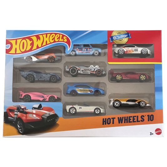 Hot Wheels 10 Car Multi Pack (inc Toyota GR86) (Set F)