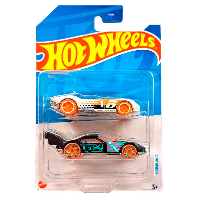 Hot Wheels 2 Car Pack - Gazella GT / GT Hunter (Card Creased)