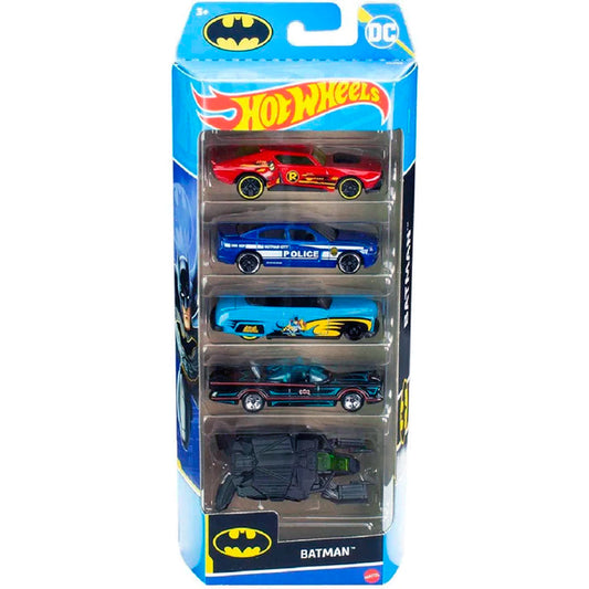 Hot Wheels 5 Car Gift Pack - Batman (HLY68)