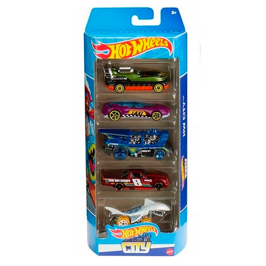 Hot Wheels 5 Car Gift Pack - Hot Wheels City (HLY67)