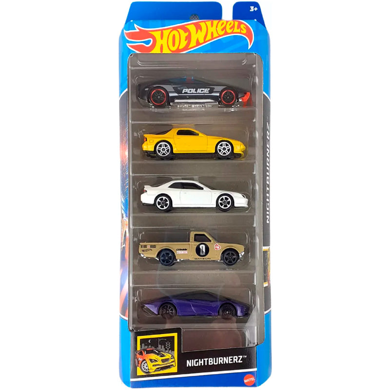 Hot Wheels 5 Car Gift Pack - Nightburnerz (HFV93)