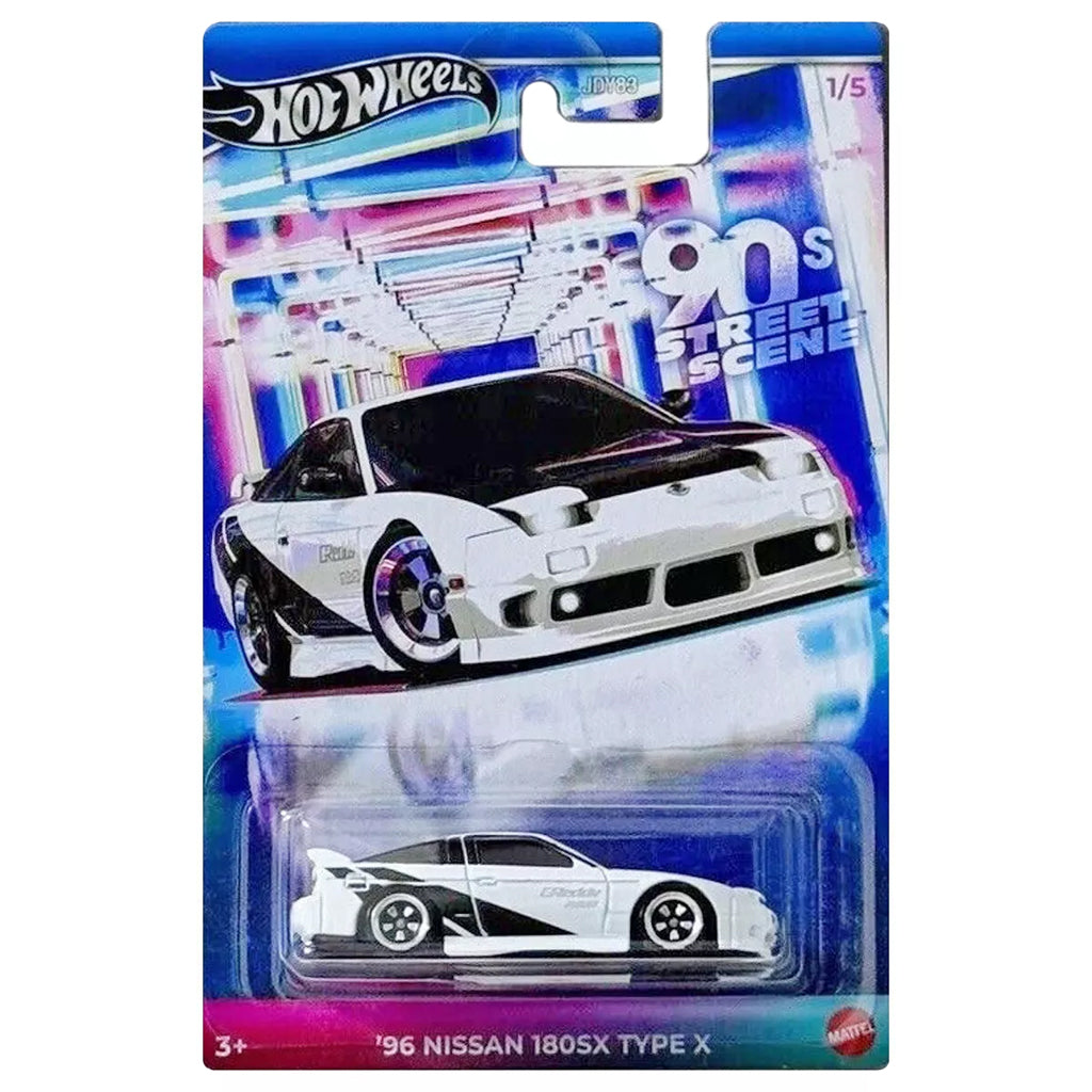 Hot Wheels 90s Street Scene - '96 Nissan 180SX Type X (Card Creased ...
