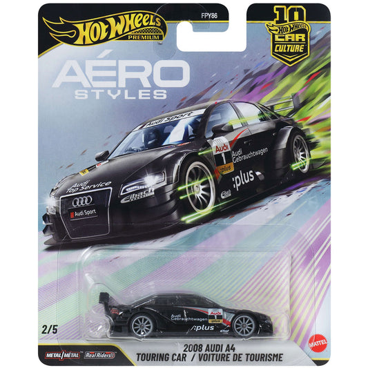 Hot Wheels Aero Styles 2026 - 2/5 - 2008 Audi A4 Touring Car