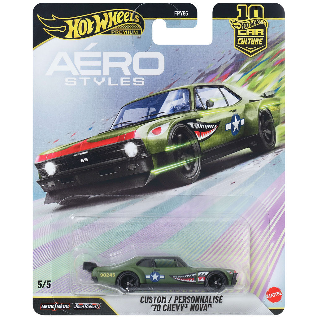 Hot Wheels Aero Styles 2026 - 5/5 - Custom '70 Chevy Nova