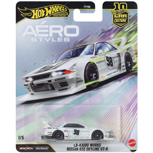 Hot Wheels Aero Styles 2026 - 1/5 - LB-Kaido Nissan R32 Skyline GT-R
