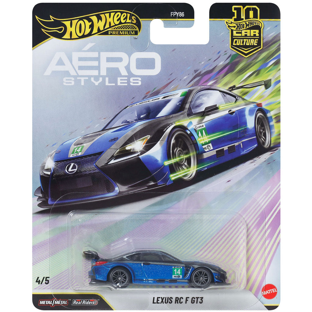Hot Wheels Aero Styles 2026 - 4/5 - Lexus RC F GT3
