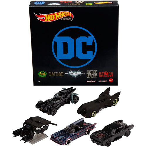 Hot Wheels Premium Batman 5 Pack (GRM17) (Box Little Tatty)