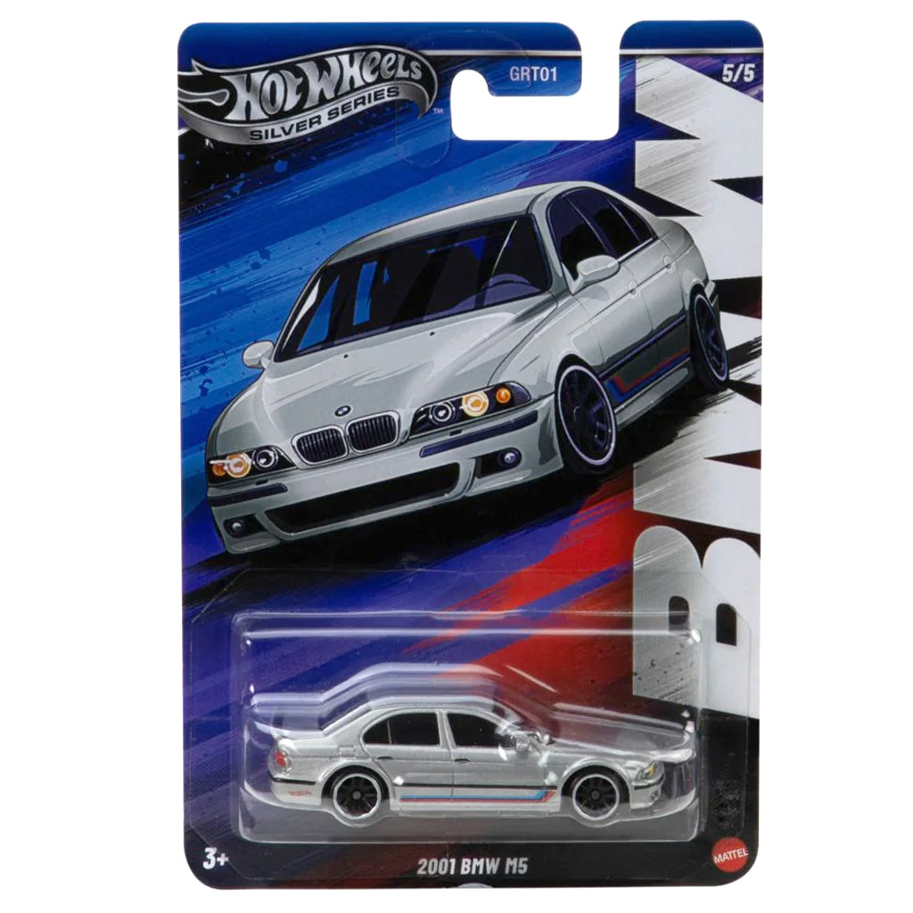 Hot Wheels BMW Series 2025 - 5/5 - 2001 BMW M5 Silver (JBY58)