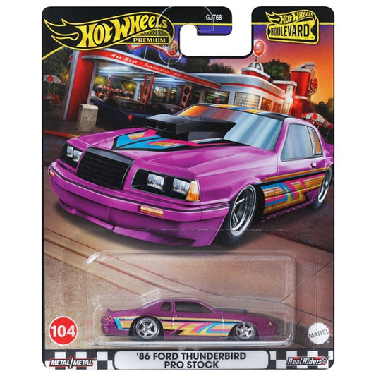 Hot Wheels Boulevard 2024 - #104 - '86 Ford Thunderbird Pro Stock