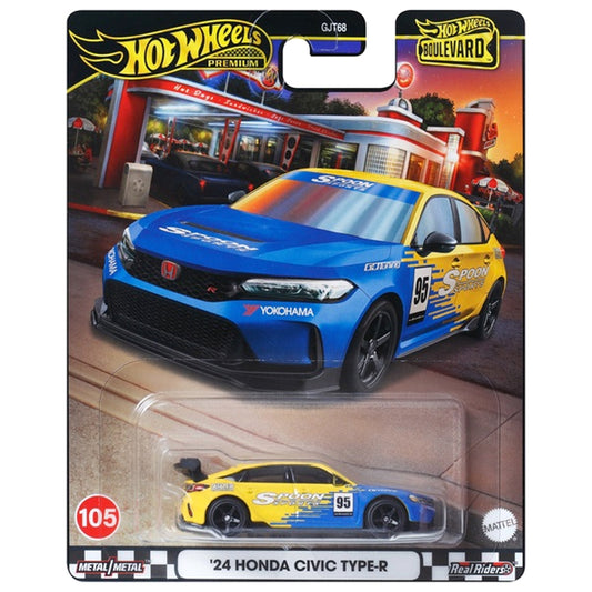 Hot Wheels Boulevard 2024 - #105 - '24 Honda Civic Type-R Spoon Sports