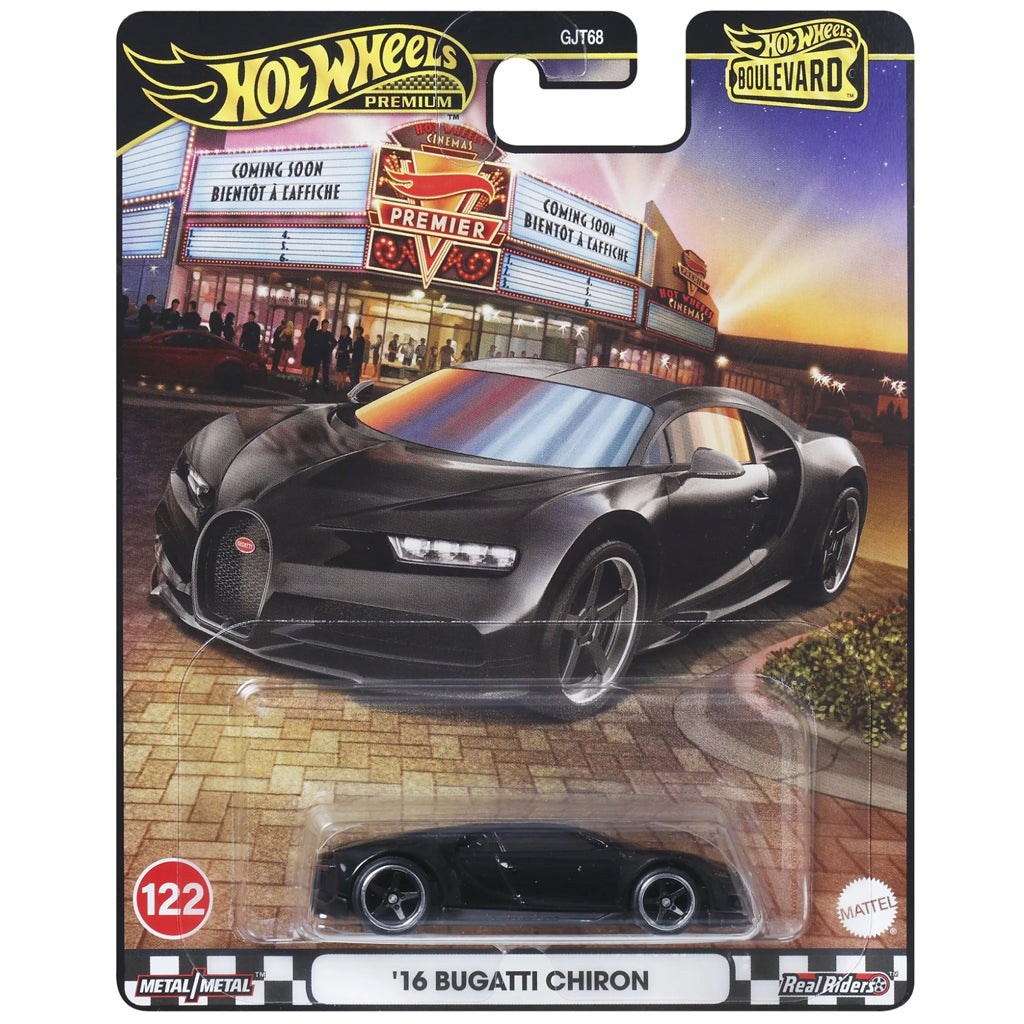 Hot Wheels Boulevard 2025 - #122 - '16 Bugatti Chiron Black