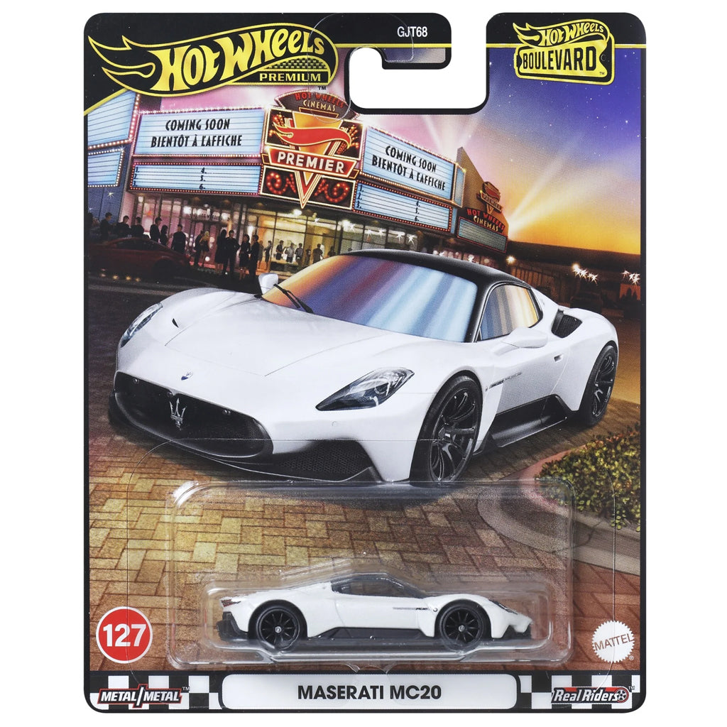 Hot Wheels Boulevard 2025 - #127 - Maserati MC20 White
