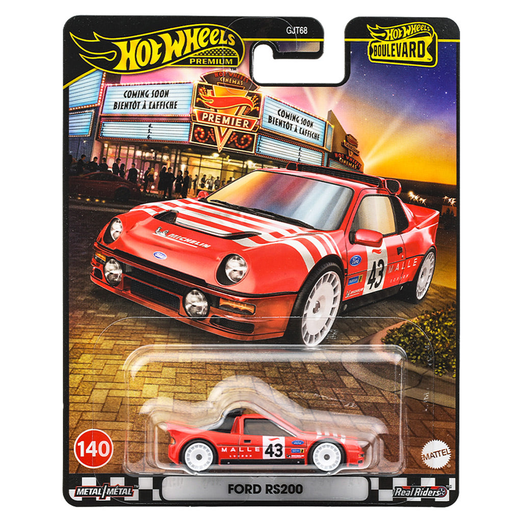 Hot Wheels Boulevard 2025 - #140 - Ford RS200 Red / White (JBL29)