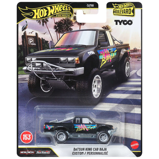 Hot Wheels Boulevard 2026 - #153 - Datsun King Cab Baja Custom Black