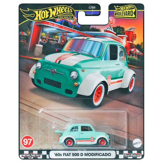 Hot Wheels Boulevard 2024 - #97 - 60s Fiat 500 D Modificado