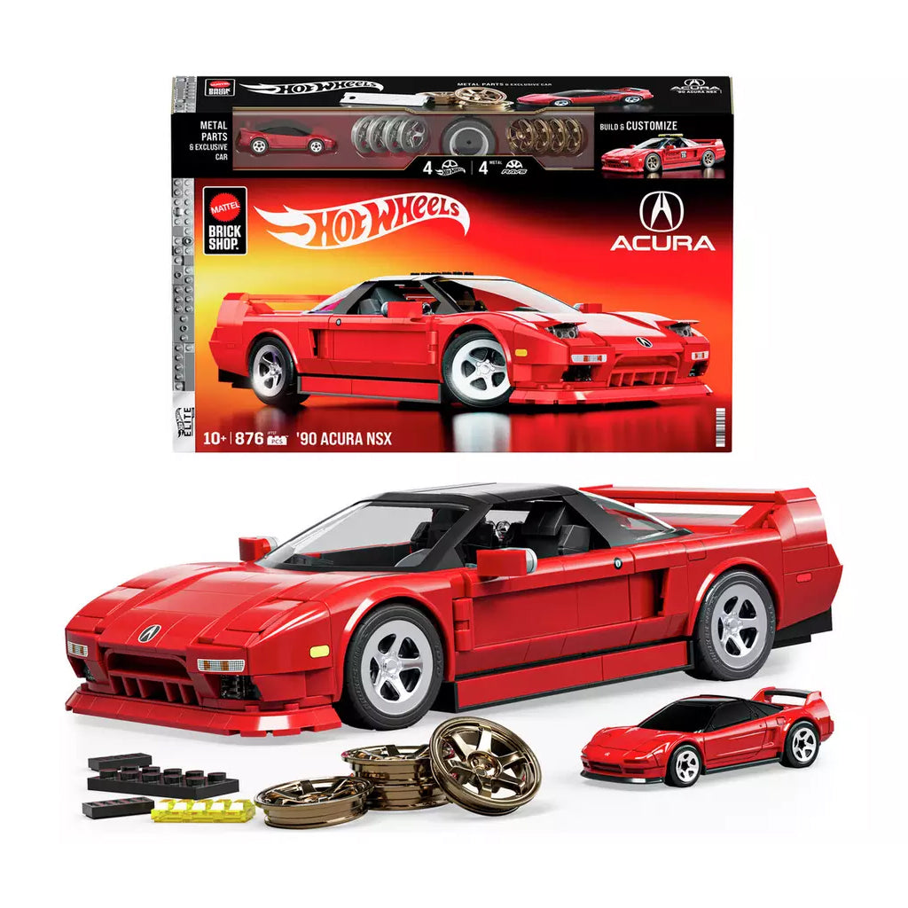 Hot Wheels Elite Series Brick Shop - '90 Acura NSX Red (JFT17)